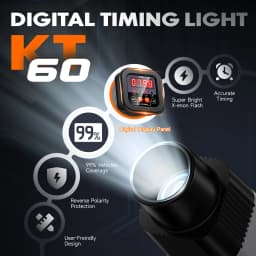 KZYEE KT60 Digital Timing Light 12V Inductive Strobe Light 2 4 Stroke Engine Ignition Timing Gun for Car Motorcycle