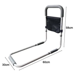 Easy Assembly Bed Rail Adjustable Bed Rail with Sensor Light Storage Pocket for Elderly Adults Pregnant Women for Handicap