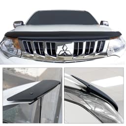 Bonnet protector Hood Deflector Front Bug Shield For Mitsubishi Triton 2015 2016 2017 2018
