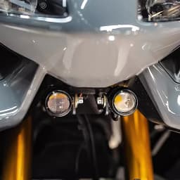 Motorcycle Spotlight Auxiliary Bracket for Yamaha TMAX 560 2022 2023 2024 Fog Lamp Holder Headlight Driving Light Mount Black