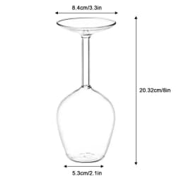 14oz Upside Down Wine Glass Creative Upside Down Cups for Red Wine Holiday Classic Drinkware For Bar Club And Home Use
