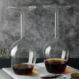 14oz Upside Down Wine Glass Creative Upside Down Cups for Red Wine Holiday Classic Drinkware For Bar Club And Home Use