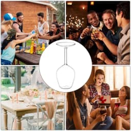 14oz Upside Down Wine Glass Creative Upside Down Cups for Red Wine Holiday Classic Drinkware For Bar Club And Home Use
