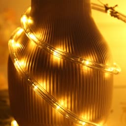220V LED Strip Light With UK Power Plug Round 2-wire Outdoor IP67 Waterproof Christmas Decoration Led Lamp Ribbon Home Decor