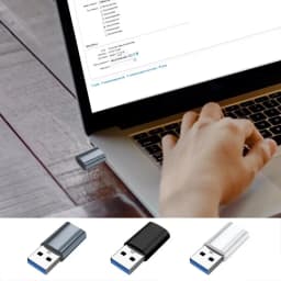 USB C to USB 3.1 Adapter High-Speed Type C Female to USB A Male Charger Cable Converter for Laptop Hard Drive