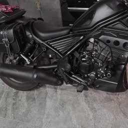 Motorcycle Side Frame Cover Panel for Honda Rebel CMX300 CMX500 2017 2018 2019 2020 2021 Engine Fairing Guard Mid Frame Black