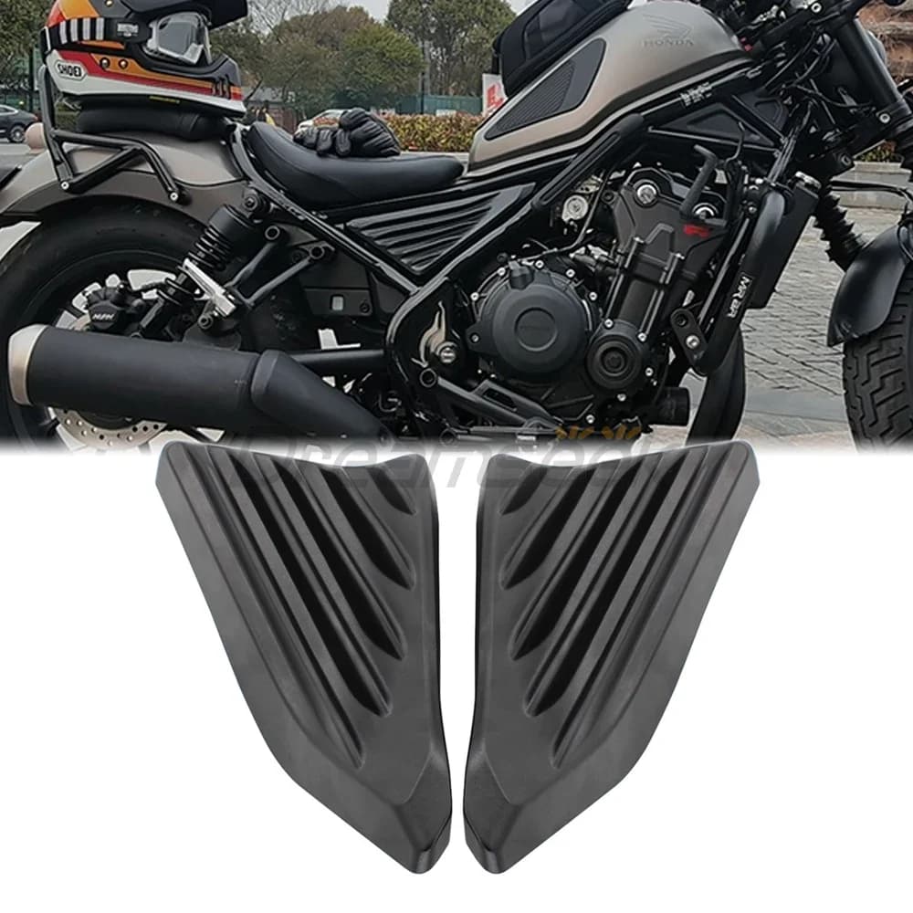 Motorcycle Side Frame Cover Panel for Honda Rebel CMX300 CMX500 2017 2018 2019 2020 2021 Engine Fairing Guard Mid Frame Black
