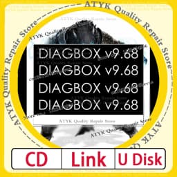 PP2000 software Diagbox 9.68 VM inspection tools diagnostics for cars tuning auto car repair Code reader obd2 scanner new vci