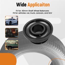 4Pcs Steel Wheel Balancer Standard Taper Cone Set for 40mm Shaft for Car Trucks SUV
