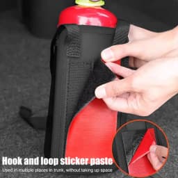 Fire Extinguisher Car Mount Fire Extinguisher Mount Easy Installation Water Cup Storage Bag Holder Pack For Car Seat