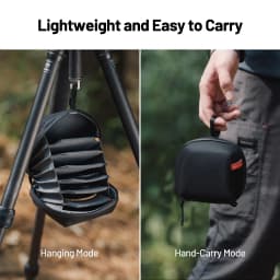 PGYTECH filter bag, circular filter storage bag, camera filter bag, UV filter storage bag, CPL polarizer protective cover