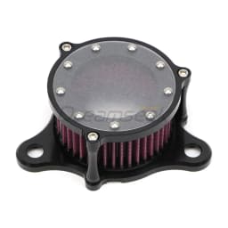 Black Motorcycle Air Cleaner Intake Filter Kits for Harley-Davidson Sportster XL883 XL1200 XL883N XL1200X 1988-2023 CNC Aluminum