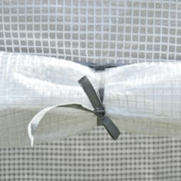 100X50X150Cm Greenhouse Pe Cover W/ Zipper Roll-Up Door Outdoor, White