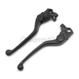 Motorcycle Clutch Lever Brake Lever Front Handlebar for Ducati Monster 659 696 796 Scrambler 1100 Hypermotard 796 Aluminum Black