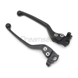 Motorcycle Clutch Lever Brake Lever Front Handlebar for Ducati Monster 659 696 796 Scrambler 1100 Hypermotard 796 Aluminum Black