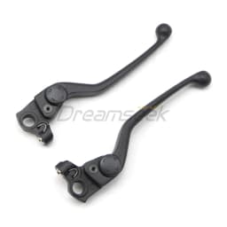 Motorcycle Clutch Lever Brake Lever Front Handlebar for Ducati Monster 659 696 796 Scrambler 1100 Hypermotard 796 Aluminum Black