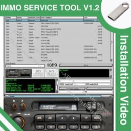 Immo off ECU automotive software IMMO Service Tool V1.2 version - provides data maintenance materials car anti-theft devices