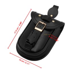 Tank Panel Bag for BMW R18 BMW R18 Classic 2020 2021 2022 Detachable Fuel Tank Pouch Motorcycle Tank Bag Black PU Leather