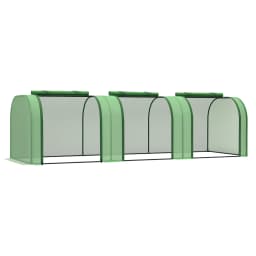 Tunnel Greenhouse Green Grow House Steel Frame Garden W/ Zipped Doors