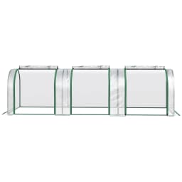 Tunnel Greenhouse Green Grow House Steel Frame Garden W/ Zipped Doors