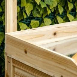 Garden Potting Bench Table Workstation W/ Galvanized Tabletop, Storage Shelves