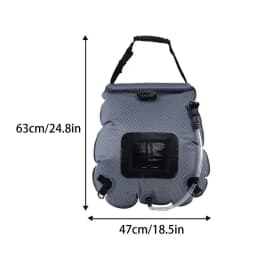 Solar Shower Bag Portable 20l Shower Bag Lightweight Hot Water System Survival Gear And Equipment For Climbing Travel Outdoor