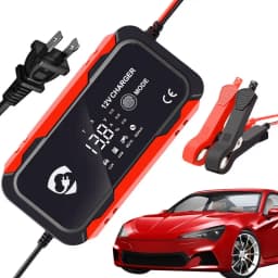 12V Car Battery Charger Digital Display Smart Battery Charging Tool Battery Trickle Charger Maintainer for Car Battery