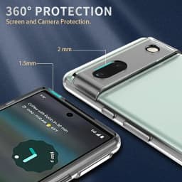 Ultra Thin Clear Case For Google Pixel 6 6A 7 7A 8 8A 9 Pro XL Google Pixel 8 Pro Transparent Cover Cases