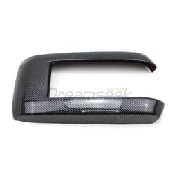 Car Interior Center Console Armrest Box Handle Cover Trim Kit For Toyota Highlander XU70 2020 2021 2022 2023 Carbon Fiber Style