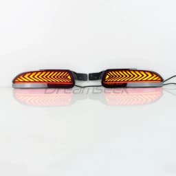 LED Rear Bumper Tail Light for Honda CR-V CRV 2012-2014 Reflector Brake with Turn Signal Lamp Blinker Indicator Smoke / Red Lens