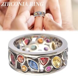 Crystal Quartz Ring Rotating Stone Ring Anxiety Jewelry For Women