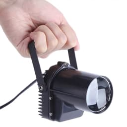 U'King 2PCS Mini LED Pinspot Beam Spotlight 5W Super Bright Lamp White Light Stage Lighting Effect for DJ Disco Party Bar Xmas