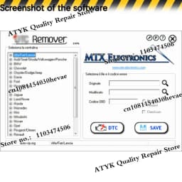 Newest DTC Remover 1.8.5.0 For KESS KTAG FGTECH OBD2 Software MTX DTC Remover 1.8.5 Keygen Full Unlimited Software for Window 7