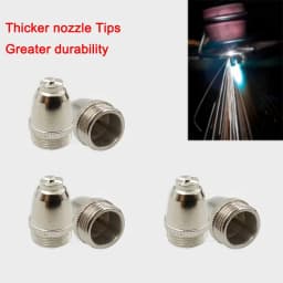 48PCS AG-60 SG-55 WSD-60 Plasma Cutter Cutting Torch Tip Nozzles Consumables Accessories for CUT-60 CUT50P CUT60P LTP5000D, and