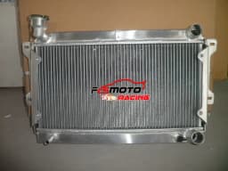For Mazda R100 / Familia Rotary 1000 1200 1300 10A /12A Aluminum radiator & FANS