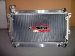 For Mazda R100 / Familia Rotary 1000 1200 1300 10A /12A Aluminum radiator & FANS