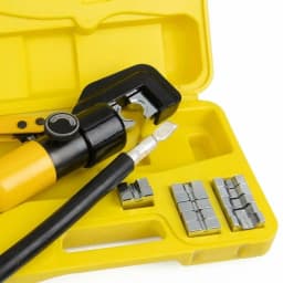 16 Ton 8 Dies Hydraulic Crimping Tool Plier Hydraulic Compression Tool Wire Battery Cable Lug Terminal Clamp Compression Set