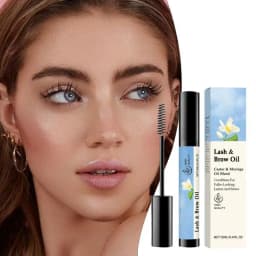 Lash Growth Oil Eyelash Nourishing and Growth Oil Portable Eyelash and Brow Oil Eyebrow Enhancer to Boost Lashes for Women