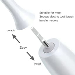 Replacement For Usmile Y1/U1/U2 Toothbrush Heads Pink Smart Electric Tooth Clean DuPont Brush Nozzles Heads 4/10Pcs/Set