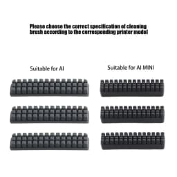 for Bambu Lab A1/A1 Mini Wiper Silicone Brush Hotbed Mounted Scrubbers Cleaning Tool 3D Printer Parts