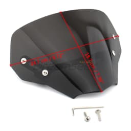 Front Windshield Deflector Support for Honda CB750 Hornet 2023 2024 2025 Black Fairing Windscreen Motorcycle Wind Shield Screen