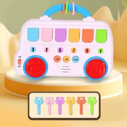 Animal Popping Game Baby Musical Toys Interactive Popping Animal Musical Toys Educational Color Sorting Toys For 1-3 Year Old