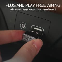 Color Mini USB LED Car Light Interior Mood Neon Nights Atmosphere Ambient Lamp