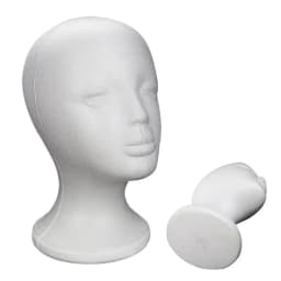 Foam Mannequin Head Model Hat Cap Wig Glasses Display Stand Rack Stable Base Shopping Mall Closet Holder Photography Prop