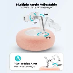 Tablet Holder Pillow Adjustable Pillow Stand With Bowl Soft Phone Holder Reading Lap Holder Cozy Laying Tablet Accessories For