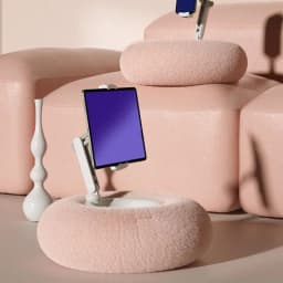 Tablet Holder Pillow Adjustable Pillow Stand With Bowl Soft Phone Holder Reading Lap Holder Cozy Laying Tablet Accessories For
