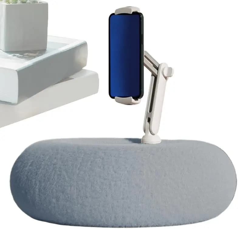 Tablet Holder Pillow Adjustable Pillow Stand With Bowl Soft Phone Holder Reading Lap Holder Cozy Laying Tablet Accessories For