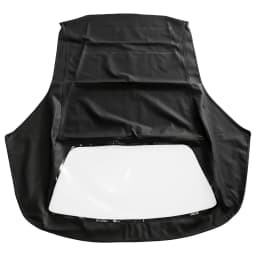 Black Convertible Soft Top w/ Plastic Window for BMW E36 318i 323i 1994-1999