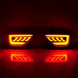 LED Reflector Rear Bumper Tail Light for Chevy Chevrolet Trax 2017-2022 Driving Brake Dynamic Turn Signal Lamp Smoke / Red Lens