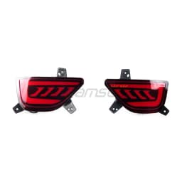 LED Reflector Rear Bumper Tail Light for Chevy Chevrolet Trax 2017-2022 Driving Brake Dynamic Turn Signal Lamp Smoke / Red Lens